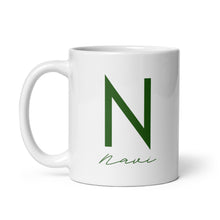 Load image into Gallery viewer, NAVI White glossy mug
