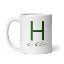 Load image into Gallery viewer, HOLLY White glossy mug
