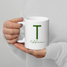 Load image into Gallery viewer, Tiffani White glossy mug
