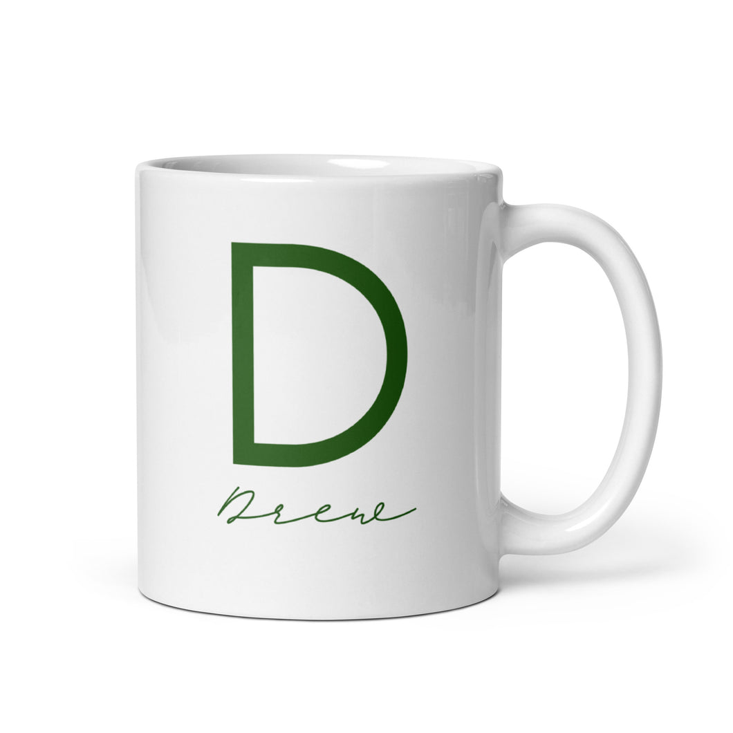 DREW White glossy mug