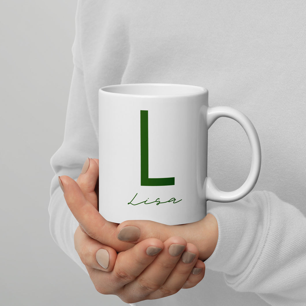 Lisa White glossy mug